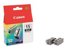 Canon BCI-15 - Pack de 2 - noir - cartouche d'encre originale