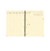 Recharge pour organiseur Timer 29 Prestige - 1 semaine sur 2 pages - 21 x 29,7 cm - papier ivoire - Quo Vadis