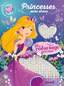 Coup de cur créations - Mon coloriage précieux - Princesses - Coloriage avec strass - Dès 5 ans