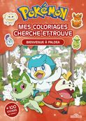 Pokémon Mes coloriages cherche-et-trouve À la découverte de Paldea Avec des stickers Dès 5 ans