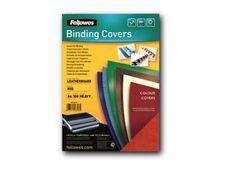 Fellowes - couvertures à reliure A4 (21 x 29,7 cm) - 250 g/m² - rouge