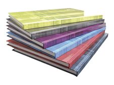 Clairefontaine - Cahier broché rigide A4 (21x29,7 cm) - 192 pages - grands carreaux (Seyes) - disponible dans différentes couleurs