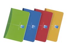 Oxford Office Essentials - Carnet 9 x 14 cm - 96 pages - petits carreaux (5x5 mm) - disponible dans différentes couleurs