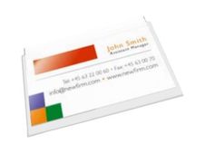 Biella - 10 pochettes de protection de carte de visite