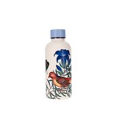 Kiub - Bouteille isotherme fleur papillon bleu 400ml - Collection encyclopedia