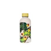 Kiub - Bouteille isotherme oiseau jaune 400ml - Collection encyclopedia