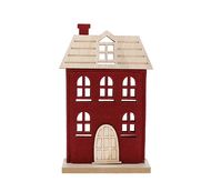 Kiub - Maison feutrine moyenne bordeaux