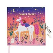 Kiub - Carnet licorne 15x15 - Collection les petits