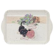 Kiub - Plateau melamine pm bug art chaton pelote