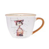 Kiub - Bol timbale a anse chat ziggy 550ml - Collection kooks porcelaine
