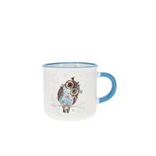 Kiub - Mug bol tasse 125 ml kooks chouette porcelaine blanc