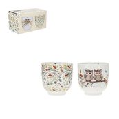 Kiub - Set de 2 gobelets arrondis 200 ml + boite portfolio