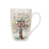 Kiub - Mug xl arrondi 445 ml + boite ouverte portfolio arbre