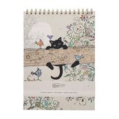 Kiub - Carnet a dessin gm bug art chaton branche