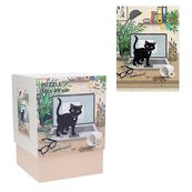 Kiub - Puzzle 500 pcs coffret bug art chaton ordi