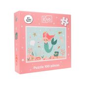 Kiub - Puzzle 100 pcs sirene 36x49 - Collection les petits