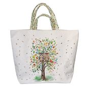 Kiub - Sac cabas xl portfolio couple de chouettes