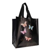 Kiub - Cabas courses papillon 29,5x26x16,5 - Collection bug art recycle jewels