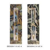 Kiub - Stylo 14x1,2x1,2 dybdahl - Art deco metal
