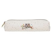Kiub - Trousse longue en polyester portfolio chouette