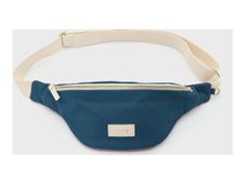 Casyx - Étui de ceinture - 100 % coton biologique - bleu paon