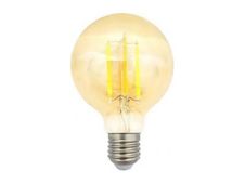Konyks Antalya Style - Ampoule LED - forme : G80 - E27 - 7 W - lumière blanche chaude à froide - 2700-6500 K - blanc