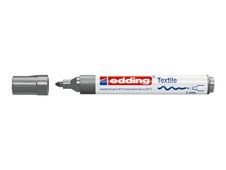 edding 4500 textile - Marqueur - pour textile - gris - encre pigmentée à base d'eau - 2-3 mm