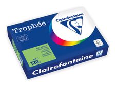 Clairefontaine Trophée - Papier - vert menthe - A4 (210 x 297 mm) - 120 g/m² - Ramette de 250 feuilles 