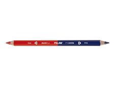 MILAN Bicolor MAXI - Lápiz de colores con punta doble - rojo, azul - 5 mm