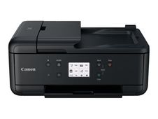 Canon PIXMA TR7650 - Multifunctionele printer - kleur - inktjet - A4 (210 x 297 mm), Legal (216 x 356 mm) (origineel) - A4/Legal (doorsnede) - maximaal 15 vel per minuut (printend) - 200 vellen - 33.6 Kbps - USB 2.0, Wi-Fi(n)
