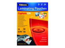 Fellowes Laminating Pouches Capture 125 micron - 111 x 154 mm bolsas para laminación
