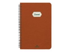 Oberthur Bali - Cahier de notes - fil-o - B6 (125 x 176 mm) - 100 feuilles / 200 pages - papier ivoire - doublé - couverture marron