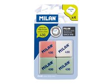 MILAN 430 - Borrador - 1.5 x 8 x 14 cm - goma sintética (paquete de 4)