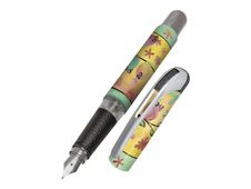 ONLINE College - Stylo plume - chicken paradise - bleu - 0.5 mm - moyen