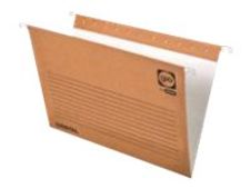 GIO by ELBA Cristal - Clasificador para colgar - Base V - para A4 - blanco, artesanía (paquete de 10)