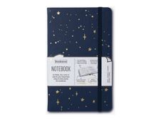 If by CATWALK Bookaroo - Cahier de notes - 96 feuilles / 192 pages - ivoire - ligné - Moon & Stars
