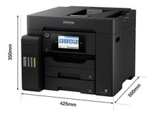 Epson EcoTank ET-5805 - Imprimante jet d'encre multifonction couleur A4 - USB, LAN, Wi-Fi(ac) - noir