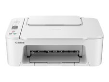 Canon PIXMA TS3751i - Multifunctionele printer - kleur - inktjet - Legal (216 x 356 mm)/A4 (210 x 297 mm) (origineel) - A4/Legal (doorsnede) - maximaal 7.7 vel per minuut (printend) - 60 vellen - Wi-Fi(n), USB 2.0 - wit