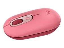 Logitech POP - Souris - emoji personnalisable - optique - 4 boutons - sans fil - Bluetooth 5.1 LE - briseur de coeur