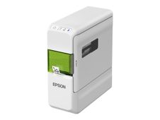 Epson LabelWorks LW-C410 - Impresora de etiquetas - transferencia térmica - rollo (1,8 cm) - 180 ppp - hasta 9 mm/segundo - Bluetooth - cortador - blanco