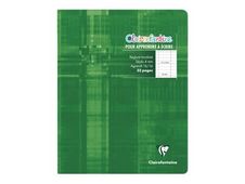 Clairefontaine Metric - Cahier d'écriture 4mm - 17 x 22 cm - 32 pages - grands carreaux (Seyès) - disponible dans différentes couleurs