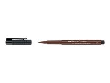Faber-Castell PITT Artist Calligraphy - Feutre - permanent - sepia foncé - encre pigmentée - 2.5 mm