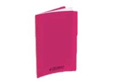 Conquérant Classique - Cahier polypro 17 x 22 cm - 48 pages - grands carreaux (Seyes) - rose