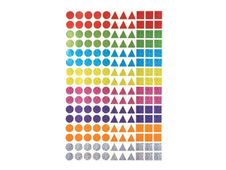 Cléopâtre - 352  gommettes -holographiques  géométrique - petites tailles