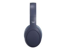 T'nB TONALITY - Koptelefoon met micro - op oor - Bluetooth - draadloos, met bekabeling - 3,5 mm-stekker - ruisisolatie - marineblauw, stormgrijs