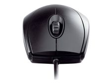 CHERRY WheelMouse - Muis - rechts- en linkshandig - optisch - 3 knoppen - met bekabeling - PS/2, USB - zwart