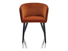 Burocean Ema - Chaise - accoudoirs - velvet polypropylene - terre cuite