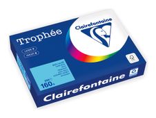 Clairefontaine Trophée - Papier - bleu foncé - A4 (210 x 297 mm) - 160 g/m² - Ramette de 250 feuilles 