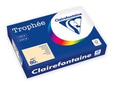 Clairefontaine Trophée -Papier - chamois - A4 (210 x 297 mm) - 80 g/m² - Ramette de 500 feuilles 