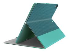 Cygnett TekView Slimline - Étui à rabat pour tablette - pour Apple 10.2-inch iPad Wi-Fi - turquoise et jade vert (7ème génération, 8ème génération, 9ème génération)